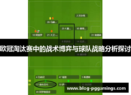 欧冠淘汰赛中的战术博弈与球队战略分析探讨